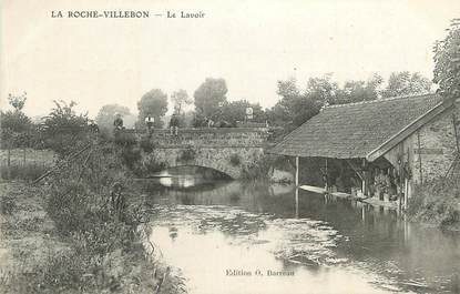 CPA FRANCE 91 " La Roche - Villebon, Le lavoir".