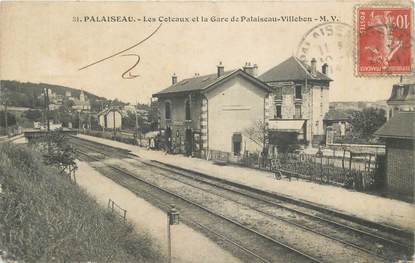 CPA FRANCE 91 " Palaiseau, Les côteaux et la gare".