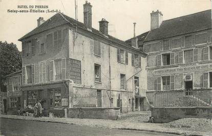 CPA FRANCE 91 " Soisy sous Etiolles, Hôtel du Perron"