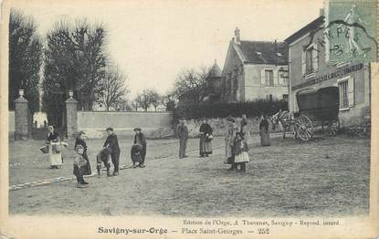 CPA FRANCE 91 " Savigny sur Orge, Place St Georges"