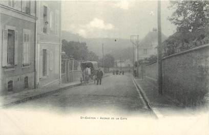 CPA FRANCE 91 " St Chéron, Avenue de la Gare".