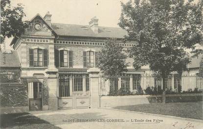 CPA FRANCE 91 " St Germain les Corbeil, L'école des Filles".
