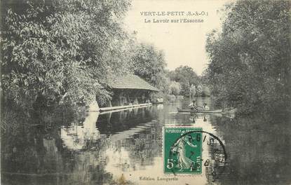 CPA FRANCE 91 "Vert le Petit, Le Lavoir sur l'Essonne".