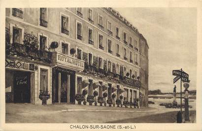 CPA FRANCE 71 " Chalon sur Saône, Royal Hôtel".