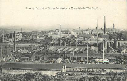 CPA FRANCE 71 "Le Creusot Usines Schneider, Vue générale"