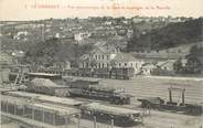 71 SaÔne Et Loire CPA FRANCE 71 " Le Creusot, Vue panoramique de la gare et montagne de la Marolle".