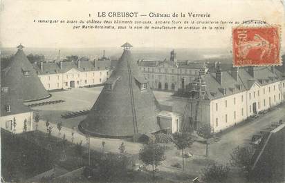 CPA FRANCE 71 " Le Creusot, Château de la Verrerie".