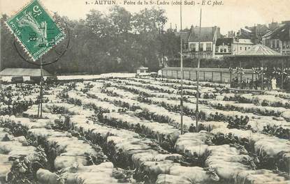 CPA FRANCE 71 " Autun, Foire de St Ladre".