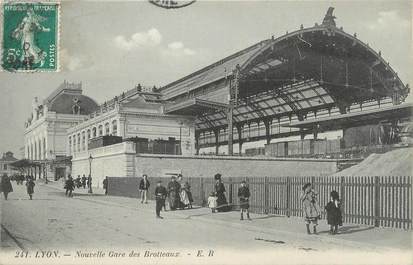 CPA FRANCE 69 " Lyon, Nouvelle gare des Brotteaux".