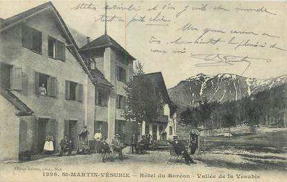 CPA FRANCE 06 " St Martin Vésubie, Hôtel du Boréon".