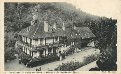 CPA FRANCE 89 " Avallon, Vallée du Cousin, Hôtellerie du Moulin des Ruats".