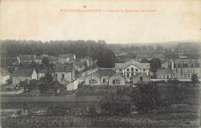 CPA FRANCE 89 " Migennes - Laroche, Vue sur le quartier du canal".