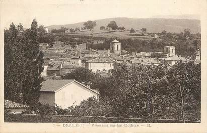 .CPA FRANCE 26 "Dieulefit, Panorama sur les clochers".