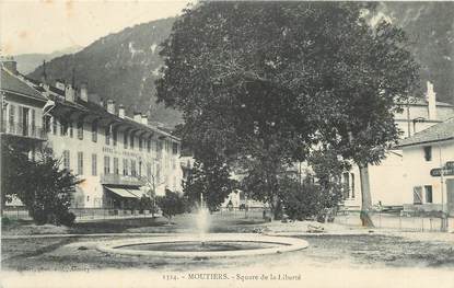 CPA FRANCE 73 " Moutiers, Square de la Liberté" .