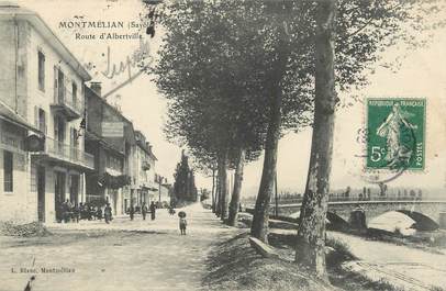 CPA FRANCE 73 " Montmélian, Route d'Albertville".