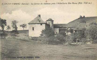 CPA FRANCE 73 " St Franc, La ferme du château".