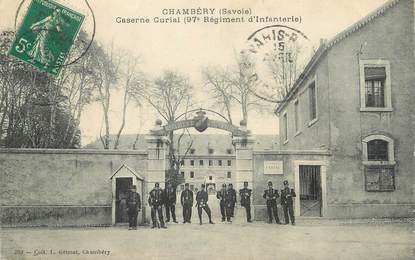 CPA FRANCE 73 " Chambéry, Caserne Curial".
