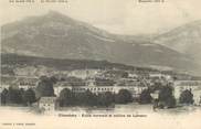 73 Savoie CPA FRANCE 73 " Chambéry, Ecole et colline de Lemenc".