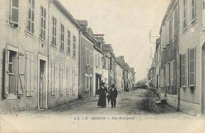 CPA FRANCE 64 " Monein, Rue Bourgneuf".