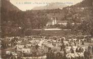 64 PyrÉnÉe Atlantique CPA FRANCE 64 " Béost, Un jour de foire, le château et l'église".