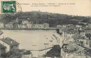 64 PyrÉnÉe Atlantique CPA FRANCE 64 " St Jean de Lutz, Ciboure , les quais et hauteurs de Borgadain".