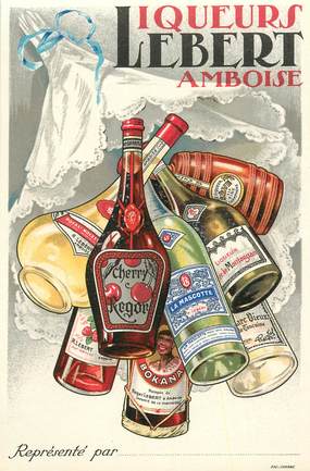 CPA PUBLICITE / ALCOOL / LIQUEUR AMBOISE