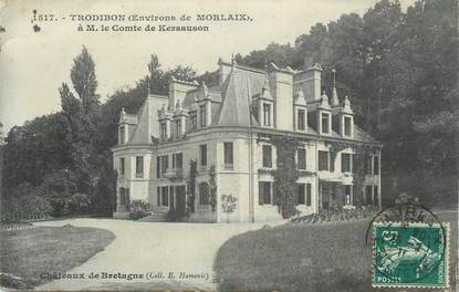 CPA FRANCE 29 " Trodibon, Le château".