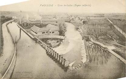 CPA FRANCE 84 "Vaucluse, Usine de Gallas".