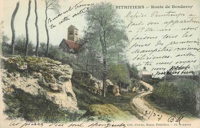 CPA FRANCE 45 " Pithiviers, Route de Bondaroy".