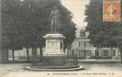 CPA FRANCE 45 " Pithiviers, Place Denis Poisson".