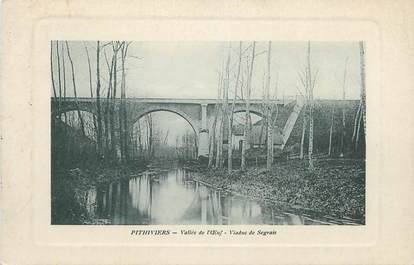 CPA FRANCE 45 " Pithiviers, Vallée de l'Oeuf, Viaduc de Segrais".