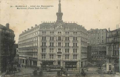 CPA FRANCE 13 " Marseille, Hôtel des Messageries Maritimes".