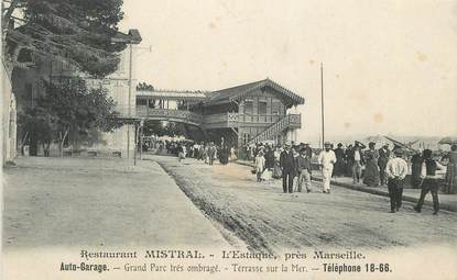 CPA FRANCE 13 " Marseille, Restaurant Mistral".