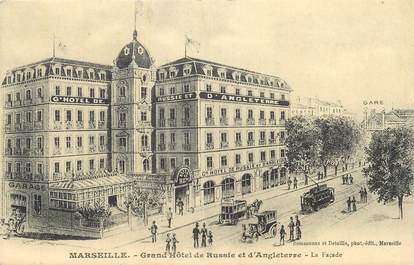 CPA FRANCE 13 " Marseille, Grand Hôtel de Russie et d'Angleterre".