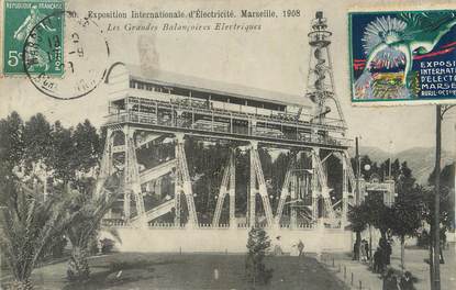 CPA FRANCE 13 " Marseille, Exposition internationale d'électricité en 1908". / MANEGE