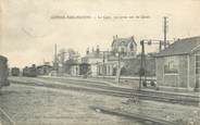 61 Orne CPA FRANCE 61 "Condé sur Huisne, La gare".