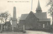 61 Orne CPA FRANCE 61 " Loré, Eglise et monument aux morts"'.