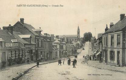 CPA FRANCE 61 " St Gauburge, Grande rue".