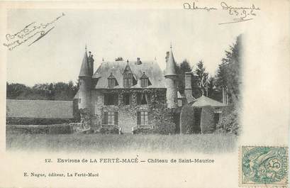 CPA FRANCE 61 " Environs de la Ferté Macé, le Château de St Maurice".