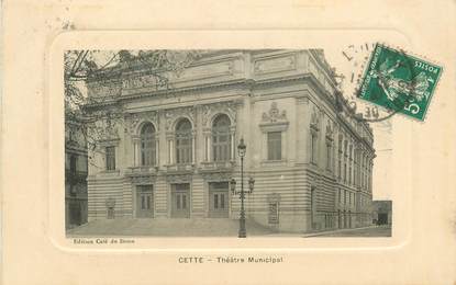 CPA FRANCE 34 "Cette, Théâtre municipal"