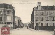 61 Orne CPA FRANCE 61 "Flers, Rue de la gare et Hôtel du Gros Chêne".