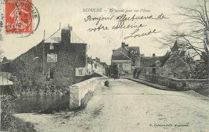 CPA FRANCE 61 "Ecouché, Le Grand Pont sur l'Orme".