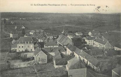 CPA FRANCE 61 "La Chapelle Montligeon, Vue panoramique du bourg".