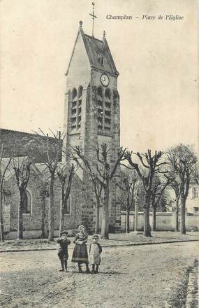 CPA FRANCE 91 "Champlan, Place de l'église"