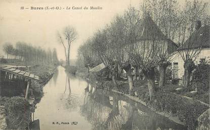 CPA FRANCE 91 "Bures, Le canal du Moulin".