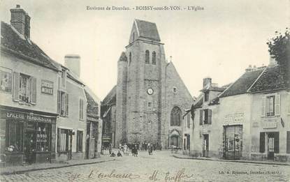 CPA FRANCE 91 "Boissy Sous St Yon, L'église".