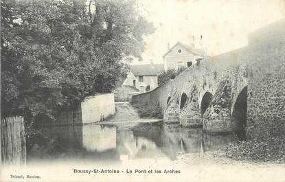 CPA FRANCE 91 "Boussy st Antoine, Le pont et les arches".