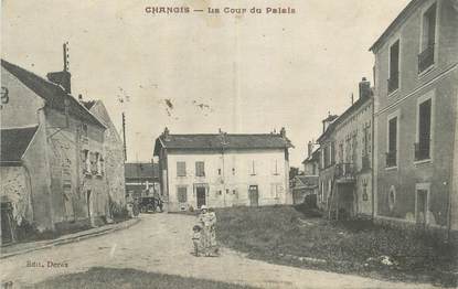 CPA FRANCE 77 " Changis, La cours du Palais".