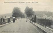 77 Seine Et Marne CPA FRANCE 77 " Changis et St Jean, La chaussée du pont avant la guerre de 1914".