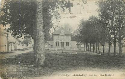 CPA FRANCE 77 " Condé Ste Libiaire, La Mairie".